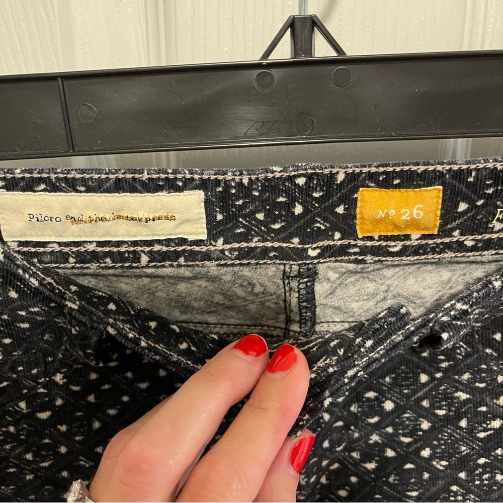 Pilcro Serif Patterned Pants